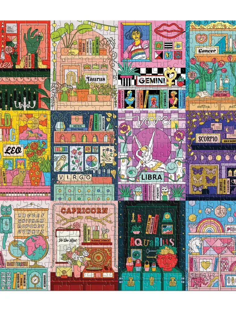 Chronicle Books House of Astrology 500 Piece Puzzle