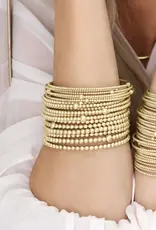 ENEWTON Classic Gold 3MM Bead Bangle