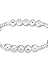 ENEWTON Classic Blissful Pattern Bead Bracelet 6MM Sterling