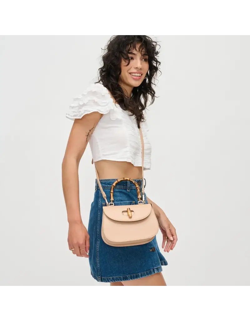 Urban Expressions Allison Bamboo Top Handle Crossbody (natural)