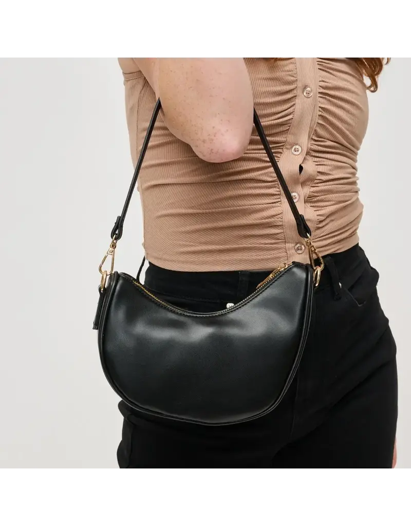 Urban Expressions Mila Asymmetrical Crossbody (black)