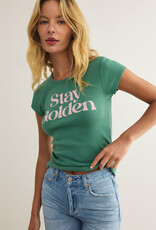 Z Supply Stay Golden Cheeky Tee
