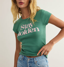 Z Supply Stay Golden Cheeky Tee