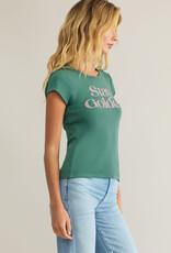 Z Supply Stay Golden Cheeky Tee