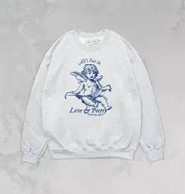 The Clandestine Underground All's Fair in Love & Poetry Sweatshirt