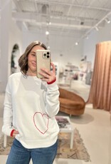 Six Fifty Clothing Graphic Heart Sweater
