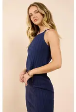 Sadie & Sage No Bad Days Ribbed Sweater Tank