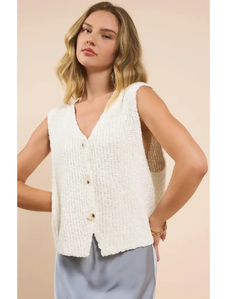 Sadie & Sage Arlo Cardi Button Vest