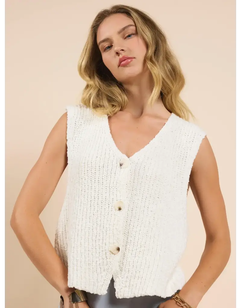 Sadie & Sage Arlo Cardi Button Vest