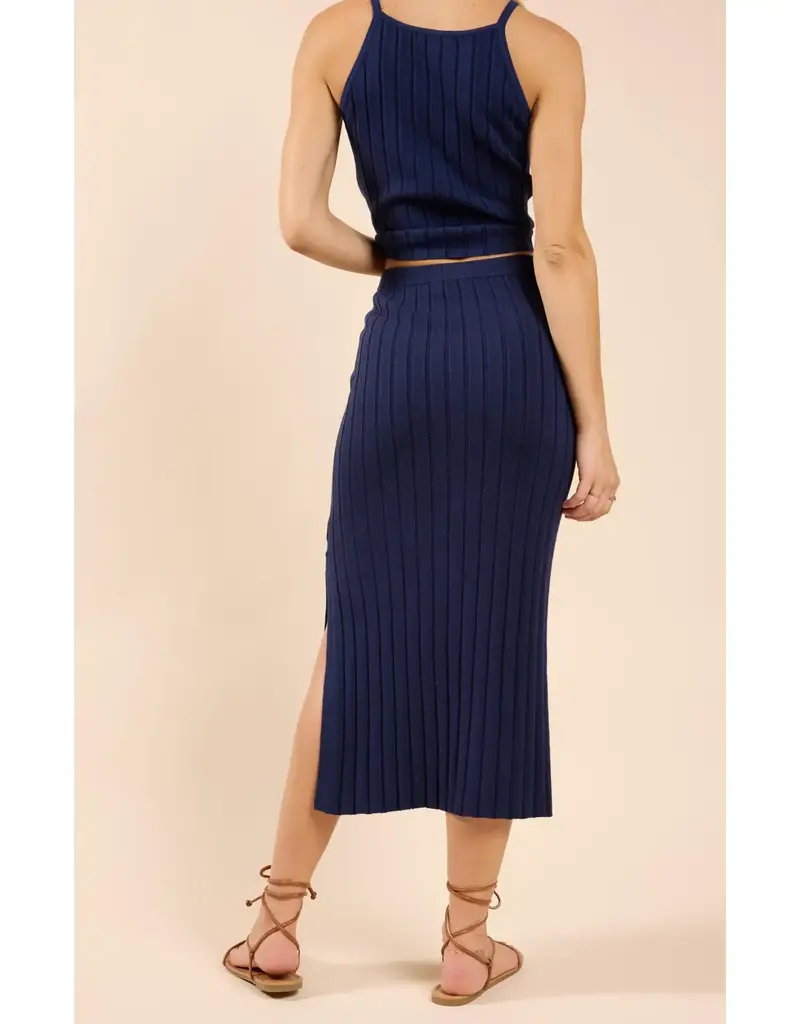 Sadie & Sage No Bad Days Ribbed Skirt