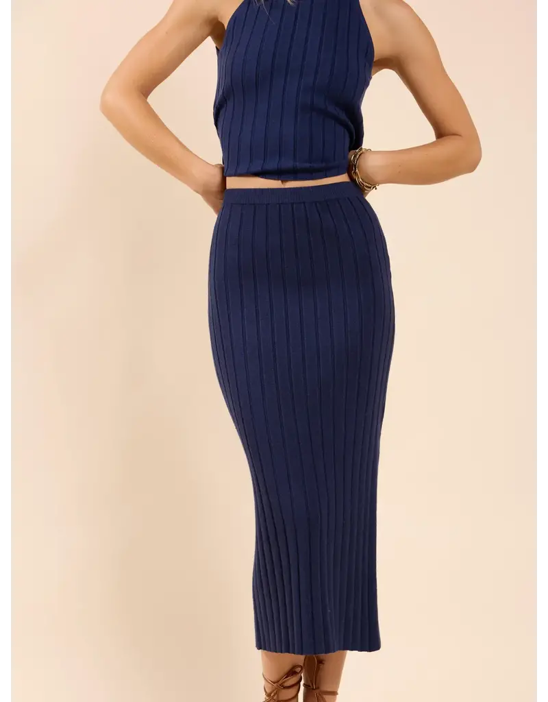 Sadie & Sage No Bad Days Ribbed Skirt