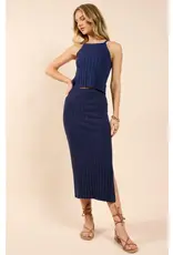 Sadie & Sage No Bad Days Ribbed Skirt