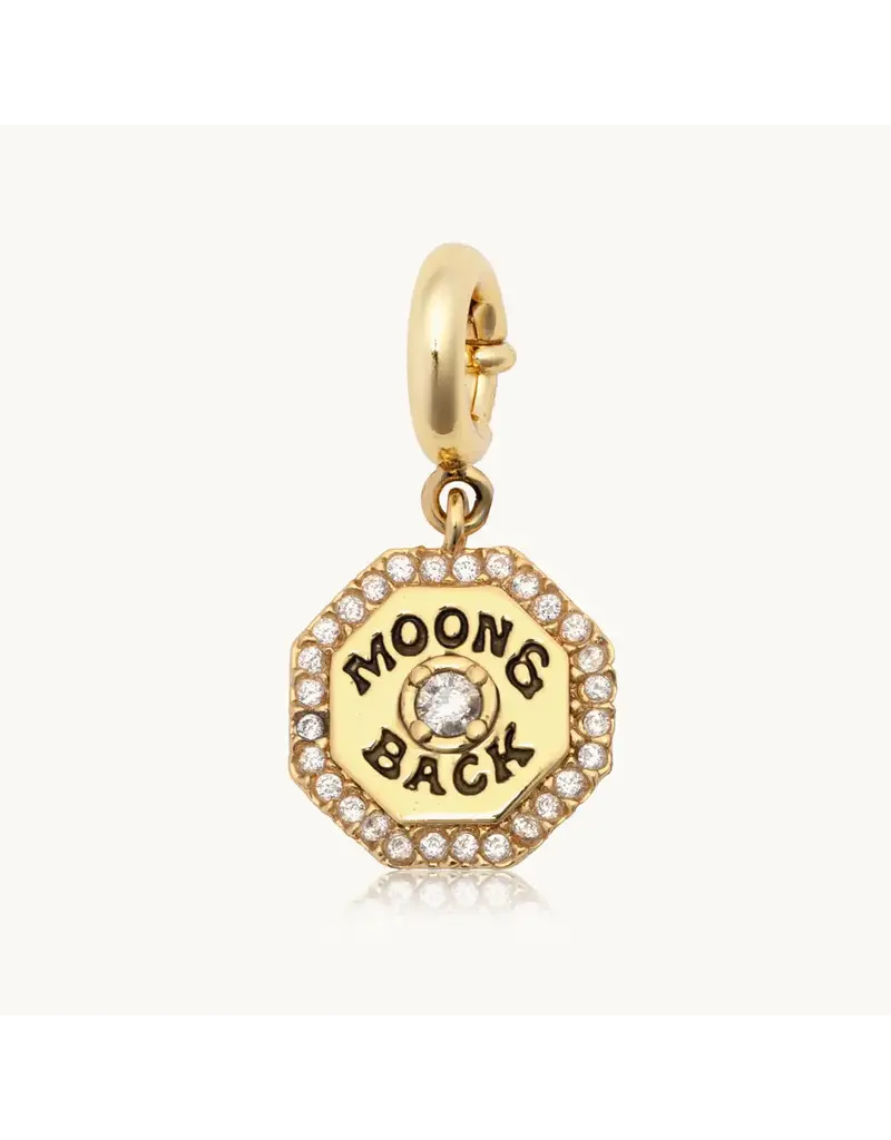 Little Words Project Moon & Back Charm