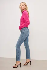 Good American Soft Tech Good Legs Straight Denim