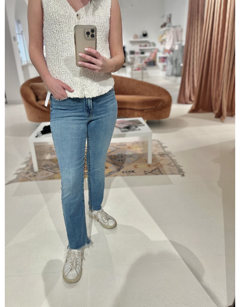 Good American Soft Tech Good Legs Straight Denim