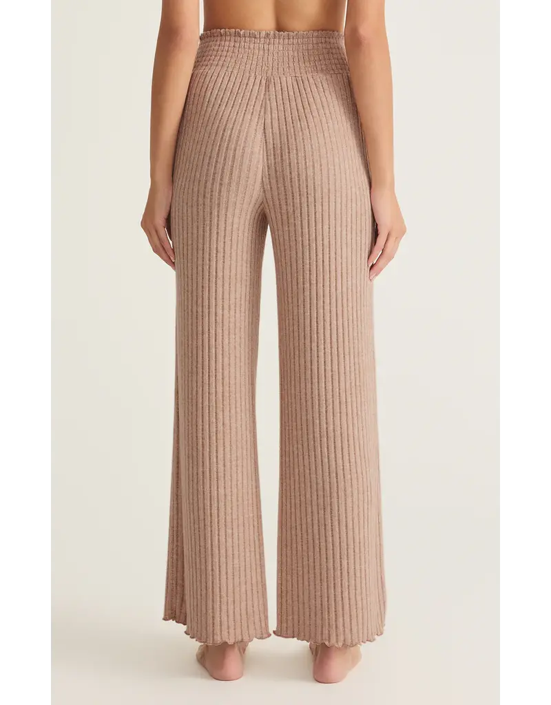 Z Lounge Dawn Smocked Rib Pant