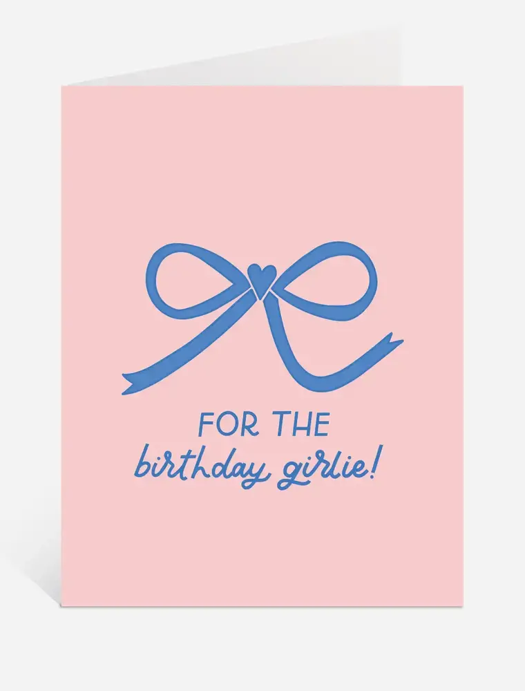 Just Follow Your Art Birthday Girlie Greeting Card