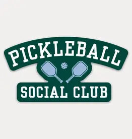 Just Follow Your Art Pickleball Social Club Sticker
