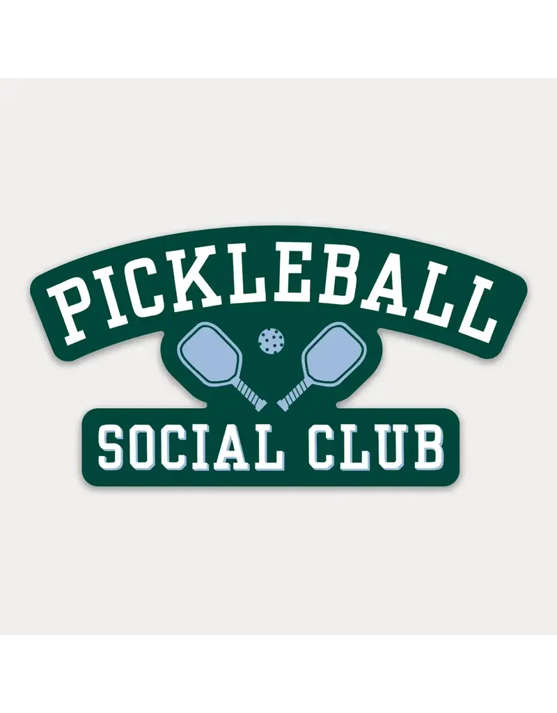 Just Follow Your Art Pickleball Social Club Sticker