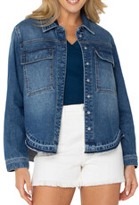 Liverpool Split Back Shirt Jacket