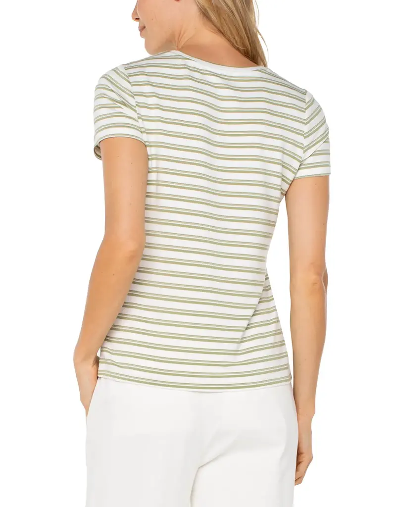Liverpool Crew Neck Classic Striped Tee