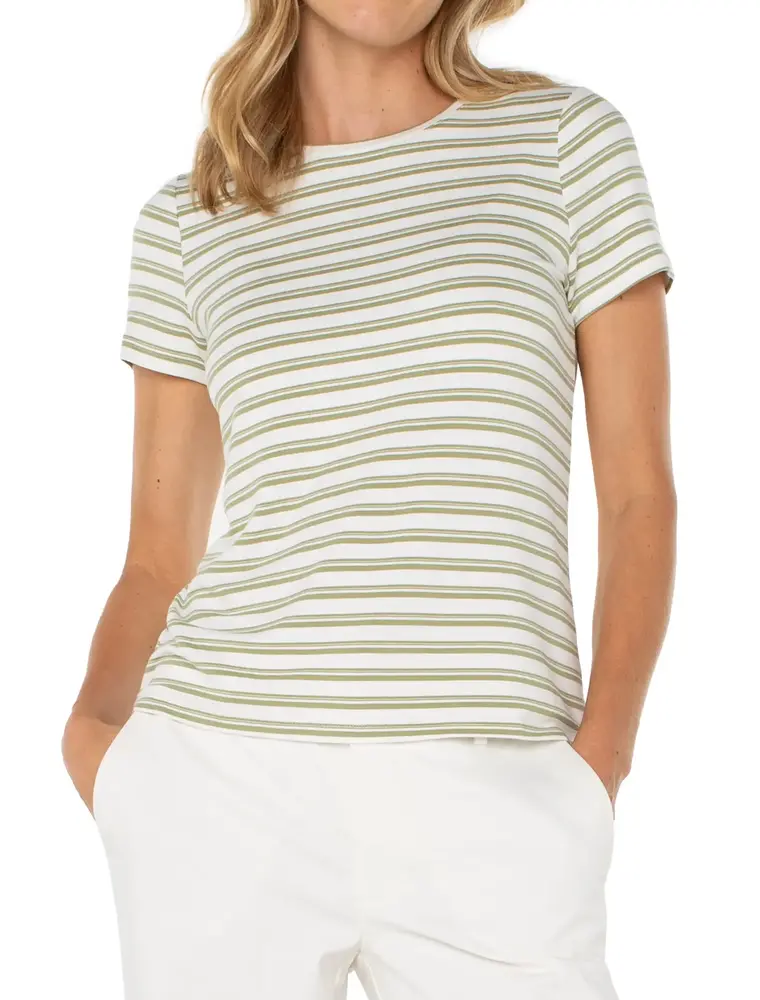 Liverpool Crew Neck Classic Striped Tee