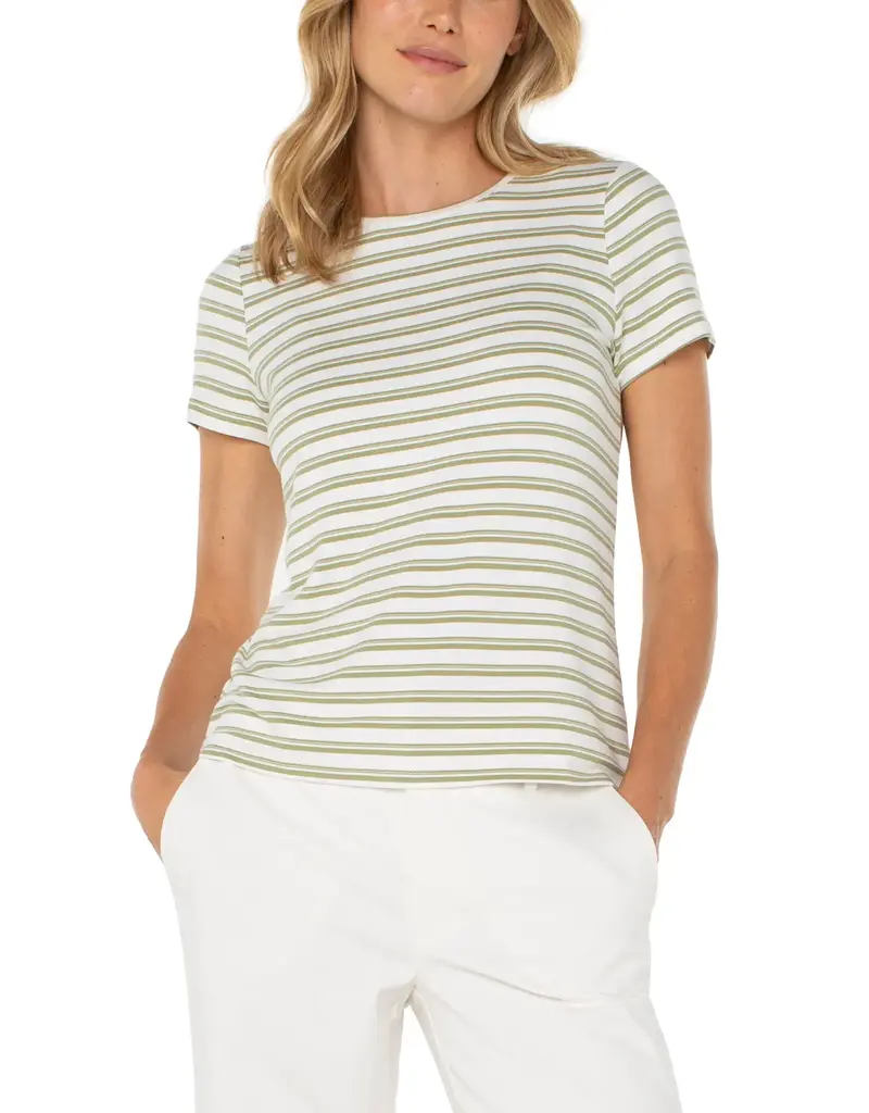 Liverpool Crew Neck Classic Striped Tee