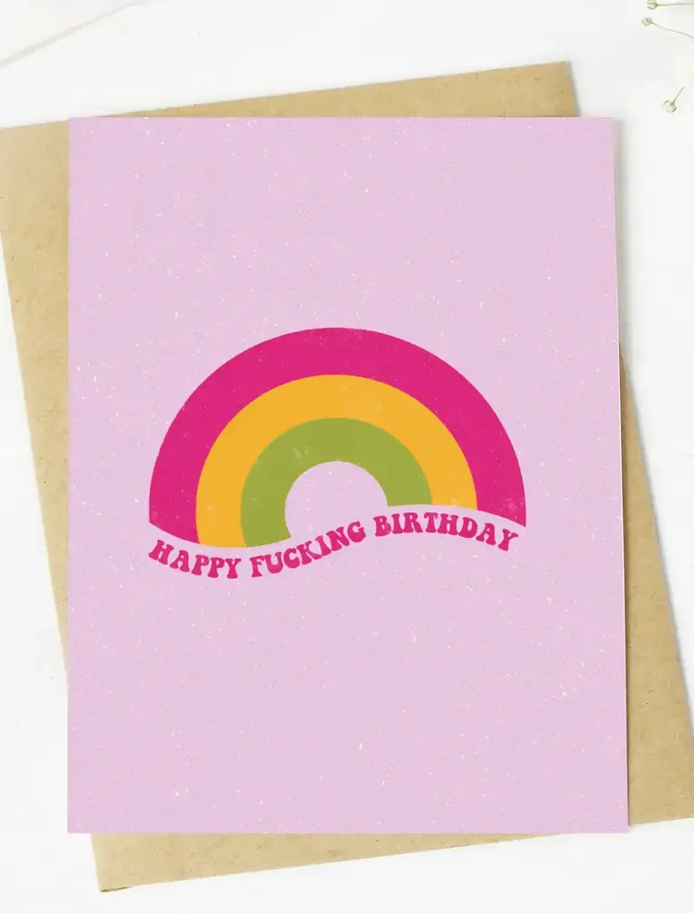big moods Happy Effing Birthday Card