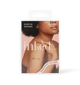inkd by dani Hand Drawn Temporary Tattoos (outline pack)