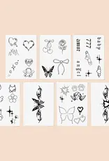 inkd by dani Hand Drawn Temporary Tattoos (she's all that pack)