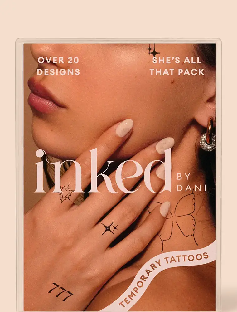 inkd by dani Hand Drawn Temporary Tattoos (she's all that pack)
