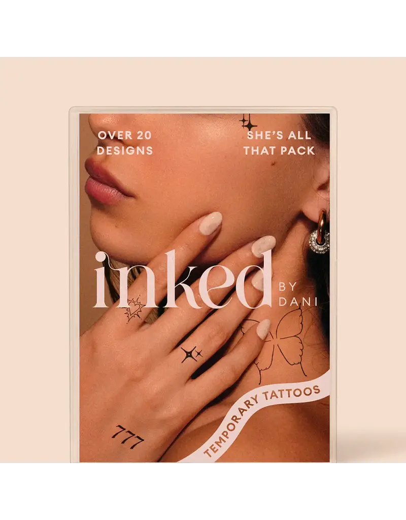 inkd by dani Hand Drawn Temporary Tattoos (she's all that pack)