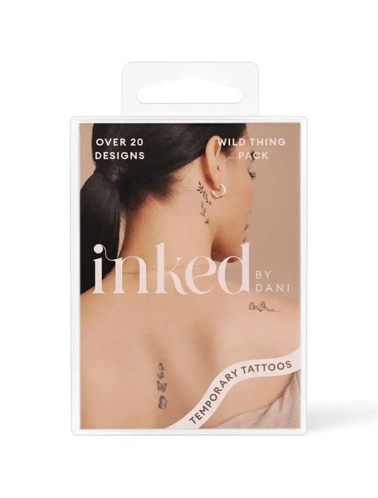 inkd by dani Hand Drawn Temporary Tattoos (wild thing pack)