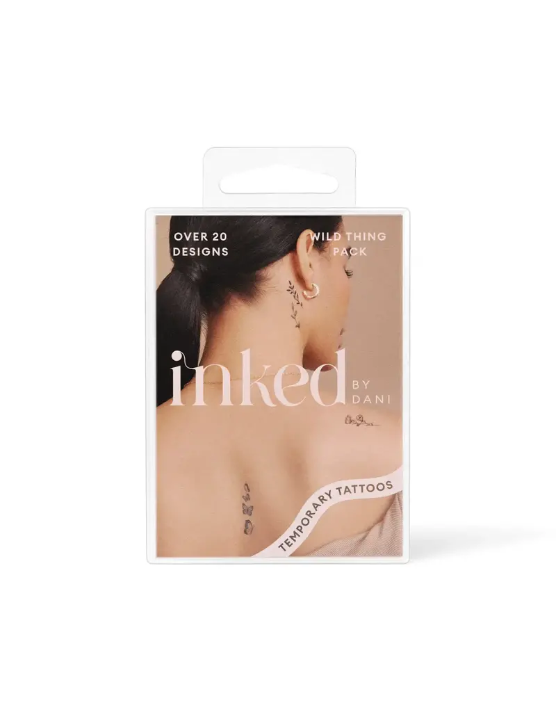 inkd by dani Hand Drawn Temporary Tattoos (wild thing pack)