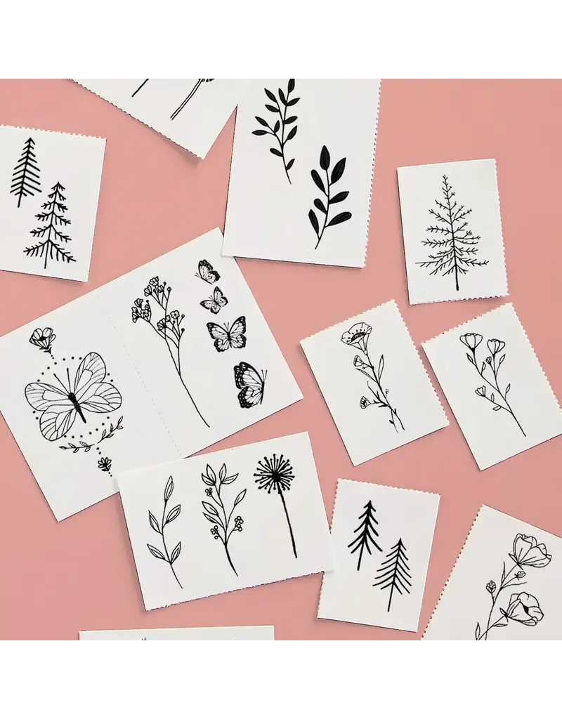 inkd by dani Hand Drawn Temporary Tattoos (wild thing pack)