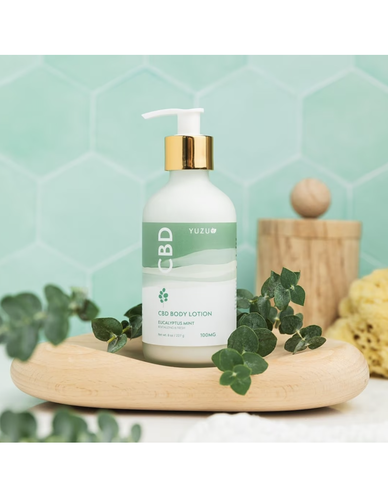 Yuzu Soap CBD Body Lotion Eucalyptus Mint 100mg
