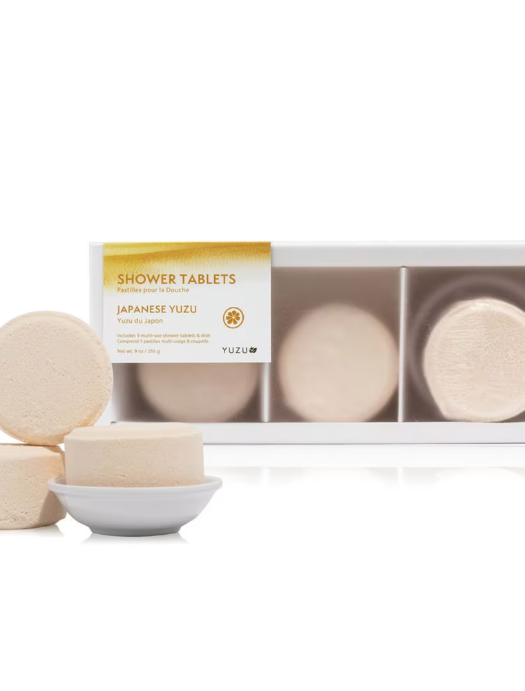 Yuzu Soap Multi-Use Shower Tablets (Set of 3)- Japanese Yuzu
