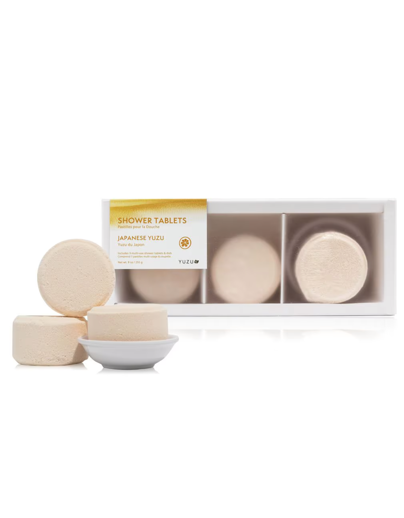 Yuzu Soap Multi-Use Shower Tablets (Set of 3)- Japanese Yuzu
