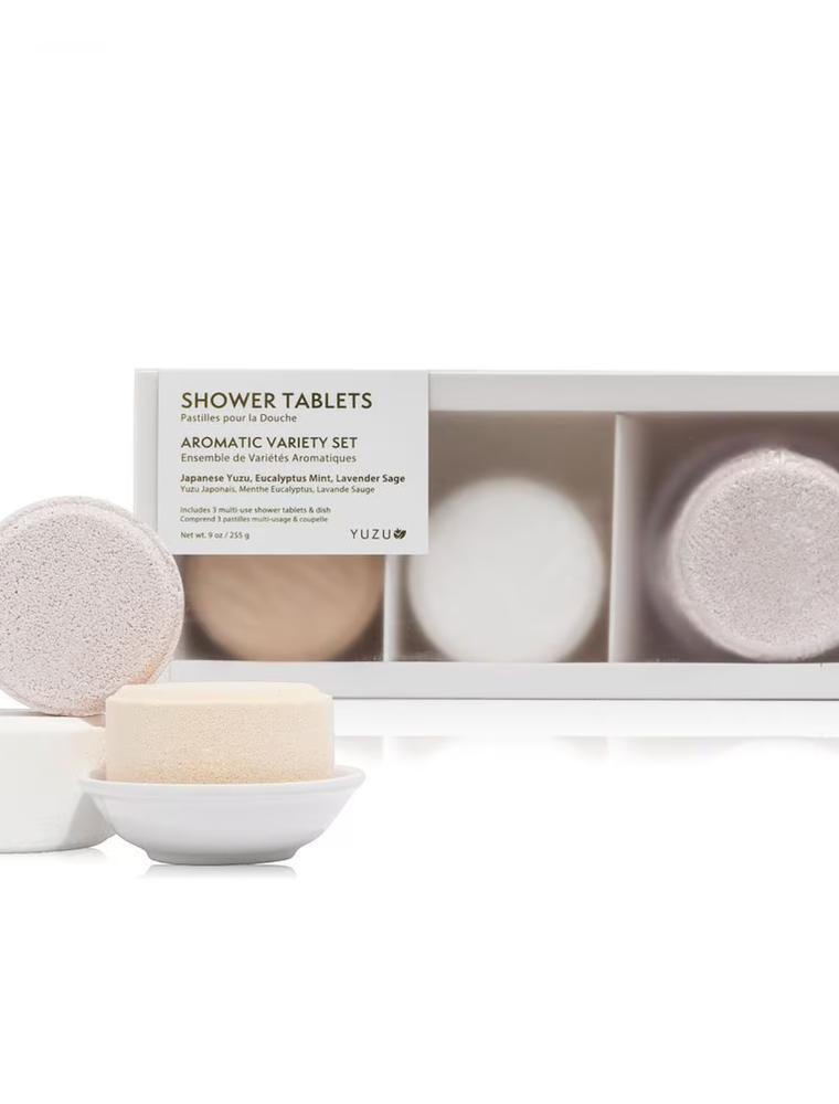 Yuzu Soap Multi-Use Shower Tablets (Set of 3) -Aromatic Variety