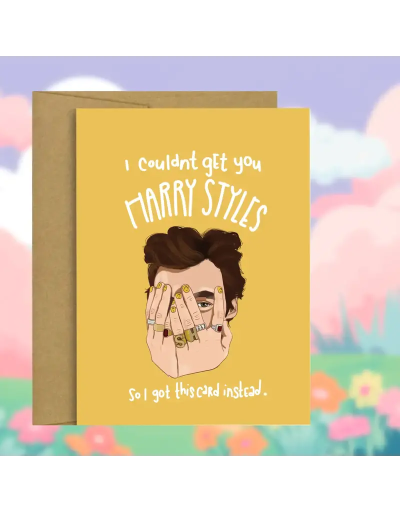 Cocollama Design Harry Styles Greeting Card