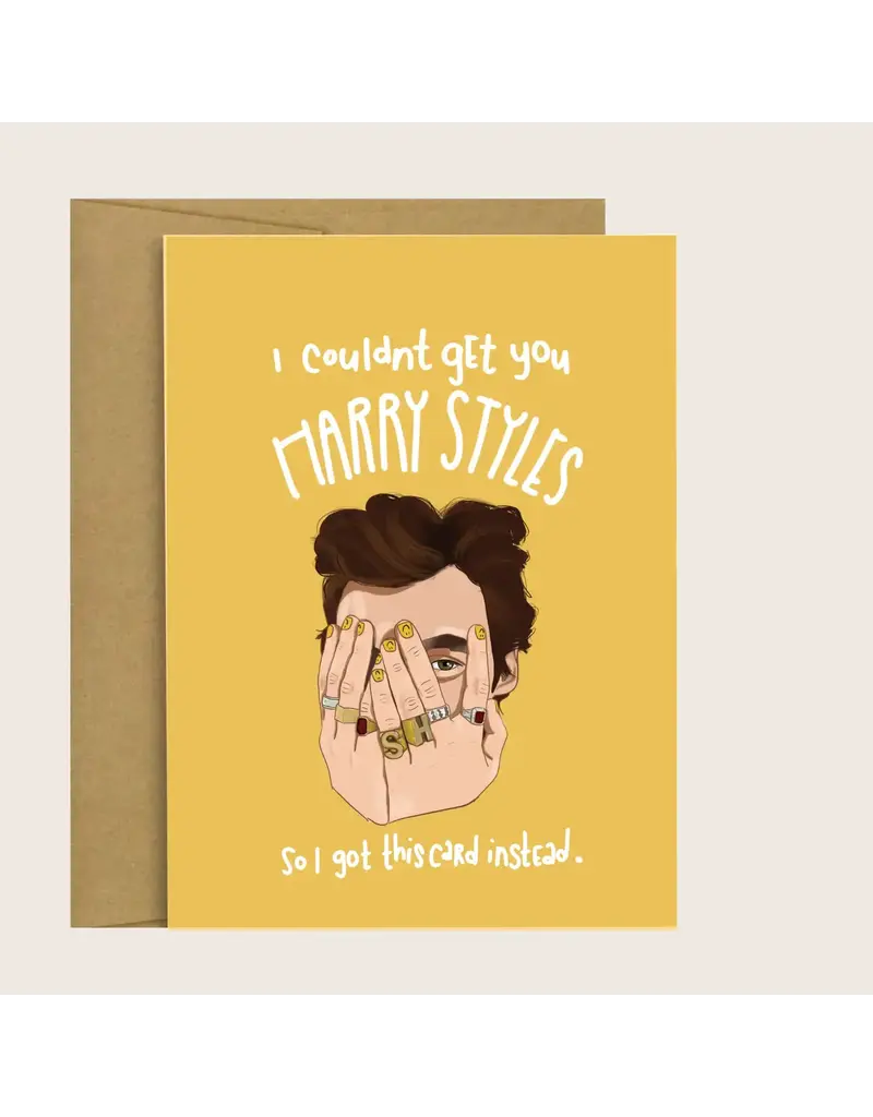 Cocollama Design Harry Styles Greeting Card