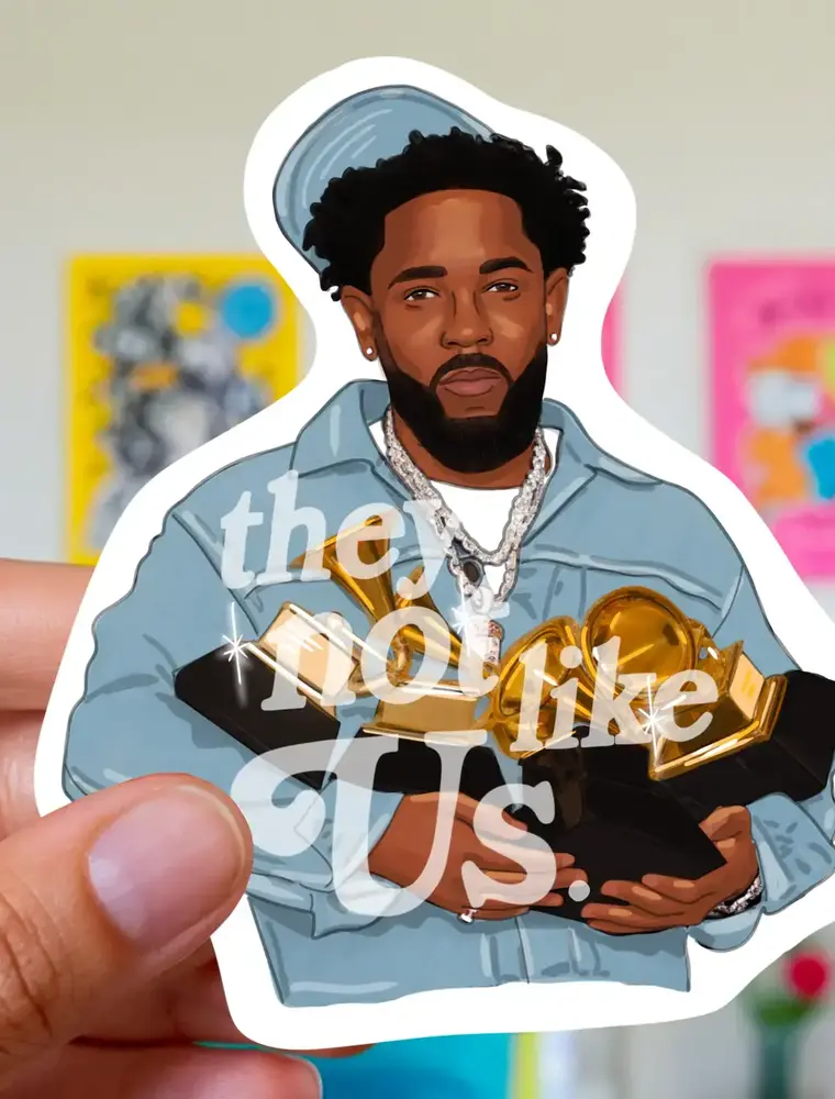 Cocollama Design Kendrick Lamar Sticker