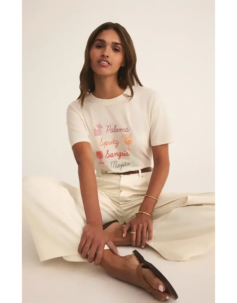 Z Supply Cocktails Boyfriend Tee