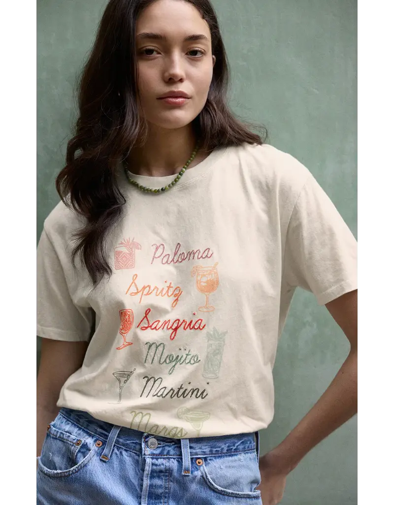 Z Supply Cocktails Boyfriend Tee