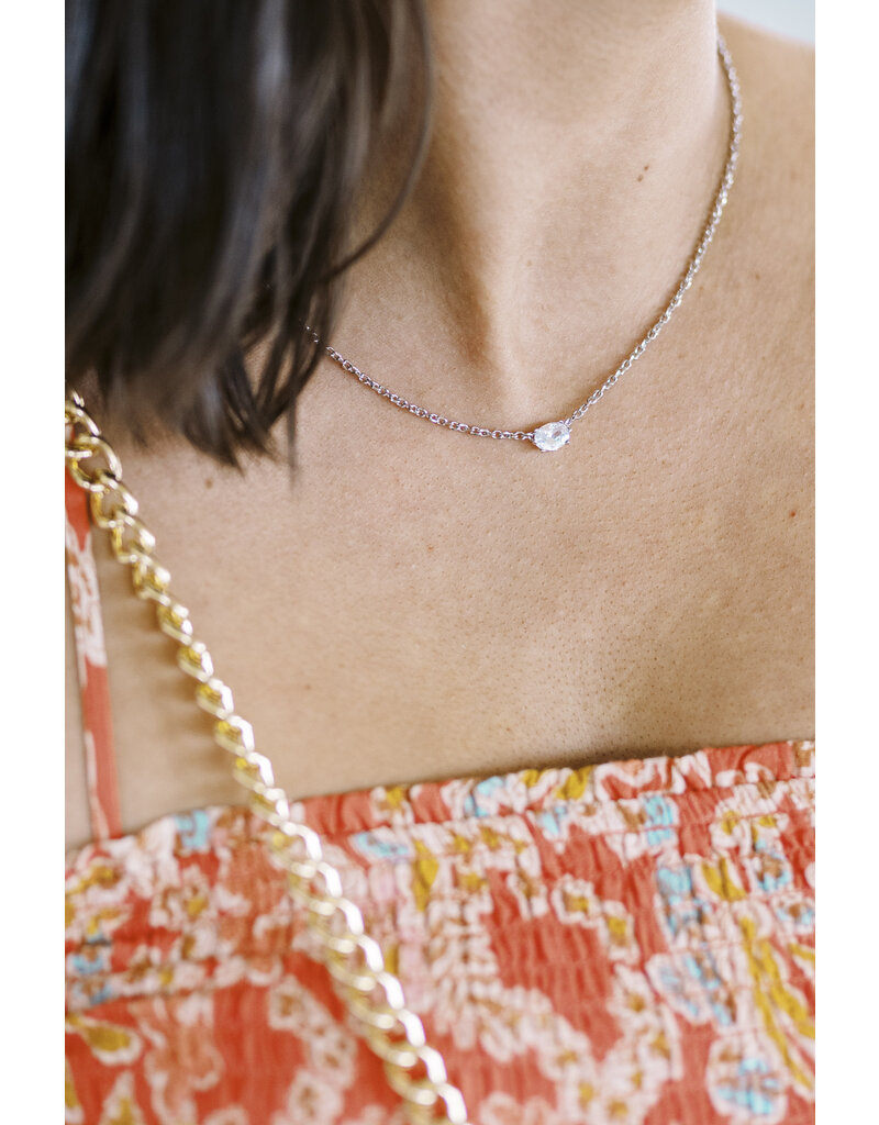 Kendra Scott Cailin Pendant Necklace Rhodium
