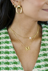 Kendra Scott Cailin Pendant Necklace Gold Champagne Opal Crystal
