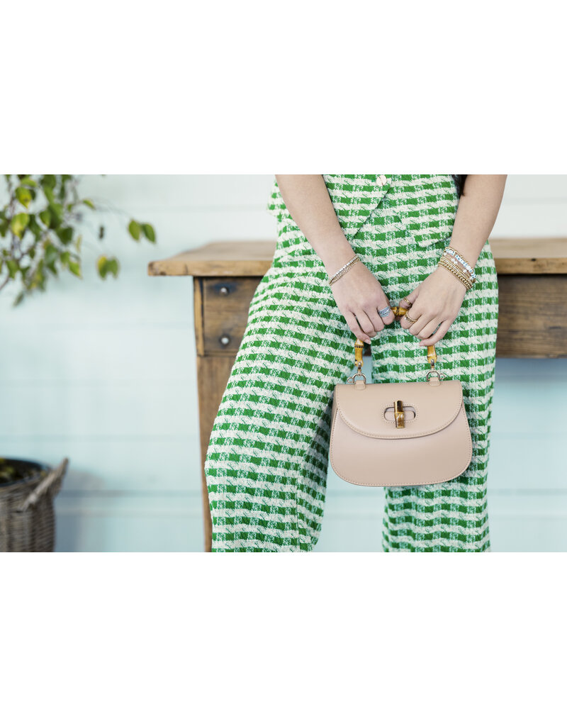 Urban Expressions Allison Bamboo Top Handle Crossbody (natural)