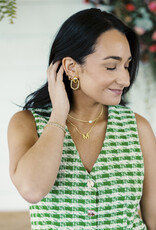 Kendra Scott Kai Open Frame Earring Gold