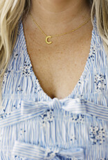 Kendra Scott Letter C Pendant Necklace Gold