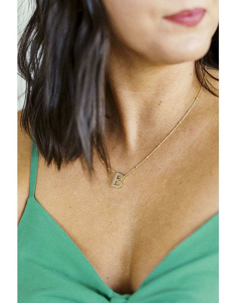 Kendra Scott Letter B Pendant Necklace Gold